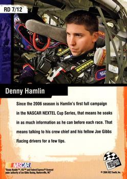2007 Press Pass - Race Day #RD 7 Denny Hamlin Back