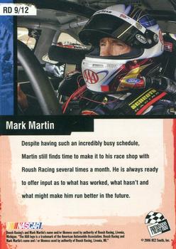 2007 Press Pass - Race Day #RD 9 Mark Martin Back