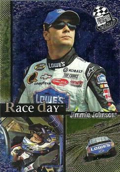 2007 Press Pass - Race Day #RD 5 Jimmie Johnson Front