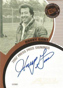 2007 Press Pass - Signings #NNO Harry Gant Front