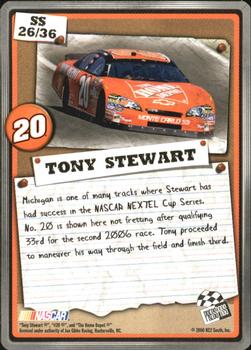 2007 Press Pass - Snapshots #SS 26 Tony Stewart Back
