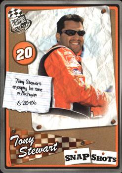 2007 Press Pass - Snapshots #SS 26 Tony Stewart Front
