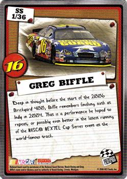2007 Press Pass - Snapshots #SS 1 Greg Biffle Back