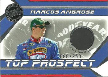 2007 Press Pass Stealth - Top Prospects Tires Silver #MA-T Marcos Ambrose Front