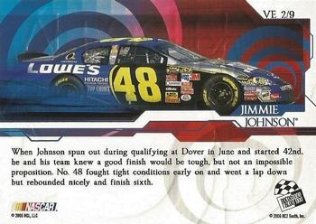 2007 Press Pass - Velocity #VE 2 Jimmie Johnson Back