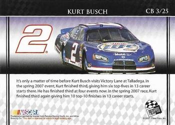 2007 Press Pass Collector's Series Box Set #CB 3 Kurt Busch Back