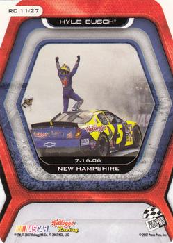 2007 Press Pass Eclipse - Racing Champions #RC 11 Kyle Busch Back