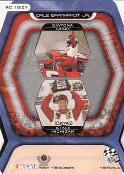 2007 Press Pass Eclipse - Racing Champions #RC 18 Dale Earnhardt Jr. Back