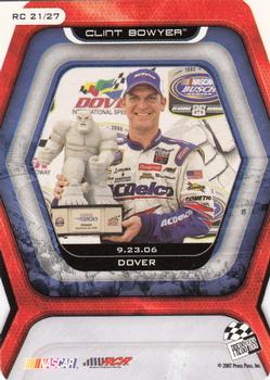 2007 Press Pass Eclipse - Racing Champions #RC 21 Clint Bowyer Back