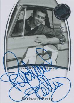 2007 Press Pass Legends - Autographs Blue #NNO Richard Petty Front