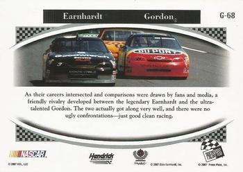 2007 Press Pass Legends - Gold #G-68 Jeff Gordon / Dale Earnhardt Back