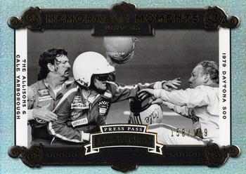 2007 Press Pass Legends - Memorable Moments Gold #MM 7 Bobby Allison/Donnie Allison/Cale Yarborough Front