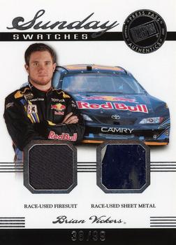 2007 Press Pass Legends - Sunday Swatches Silver #SS BV Brian Vickers Front