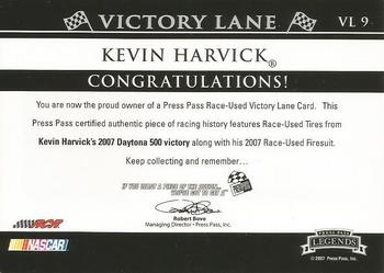 2007 Press Pass Legends - Victory Lane Bronze #VL 9 Kevin Harvick Back