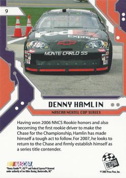 2007 Press Pass Stealth - Retail #9 Denny Hamlin Back