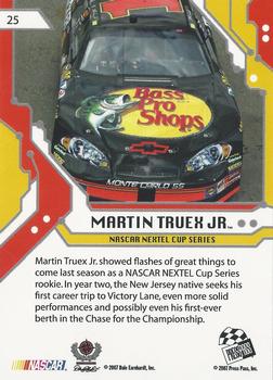 2007 Press Pass Stealth - Retail #25 Martin Truex Jr. Back
