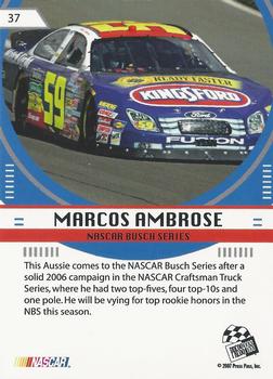 2007 Press Pass Stealth - Retail #37 Marcos Ambrose Back