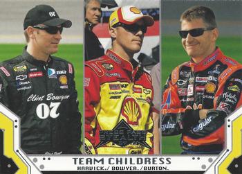 2007 Press Pass Stealth - Retail #64 Clint Bowyer / Kevin Harvick / Jeff Burton Front