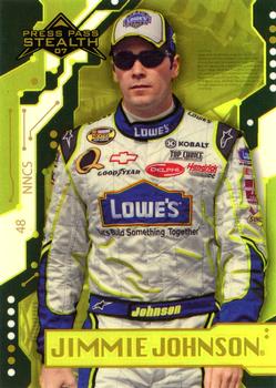 2007 Press Pass Stealth - Chrome Exclusives #X12 Jimmie Johnson Front