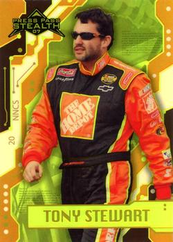 2007 Press Pass Stealth - Chrome Exclusives #X24 Tony Stewart Front