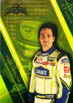 2007 Press Pass Stealth - Chrome Exclusives #X83 Jimmie Johnson Front