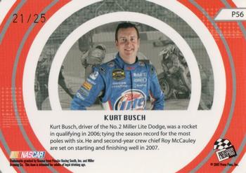 2007 Press Pass Stealth - Chrome Platinum #P56 Kurt Busch's Crew Back