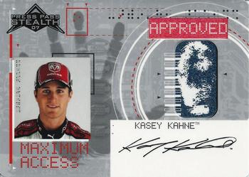 2007 Press Pass Stealth - Maximum Access #MA 14 Kasey Kahne Front