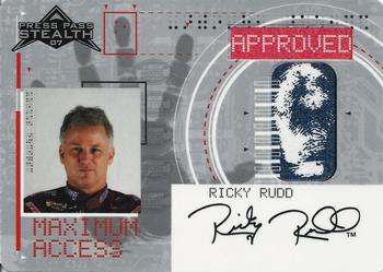 2007 Press Pass Stealth - Maximum Access #MA 23 Ricky Rudd Front