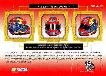 2007 Press Pass VIP - Gear Gallery #GG 4 Jeff Gordon Back