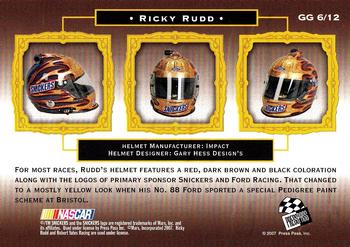 2007 Press Pass VIP - Gear Gallery #GG 6 Ricky Rudd Back