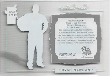 2007 Press Pass VIP - Gear Gallery Transparent #GGT 1 Ryan Newman Back