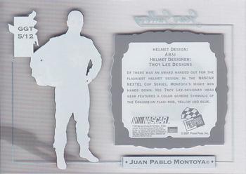 2007 Press Pass VIP - Gear Gallery Transparent #GGT 5 Juan Pablo Montoya Back
