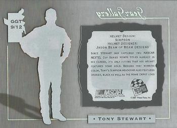 2007 Press Pass VIP - Gear Gallery Transparent #GGT 9 Tony Stewart Back