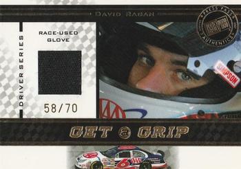 2007 Press Pass VIP - Get A Grip Drivers #GGD 24 David Ragan Front