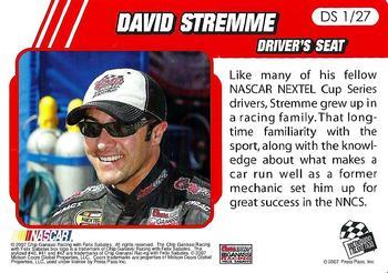 2007 Traks - Driver's Seat National #DS 1 David Stremme Back