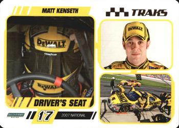 2007 Traks - Driver's Seat National #DS 11 Matt Kenseth Front