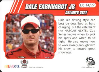 2007 Traks - Driver's Seat National #DS 14 Dale Earnhardt Jr. Back