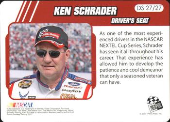 2007 Traks - Driver's Seat National #DS 27 Ken Schrader Back