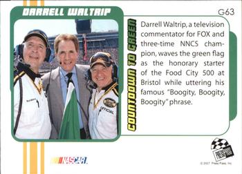 2007 Traks - Gold #G63 Darrell Waltrip Back