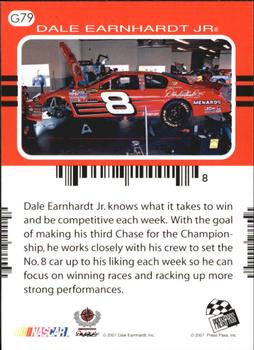 2007 Traks - Gold #G79 Dale Earnhardt Jr. Back
