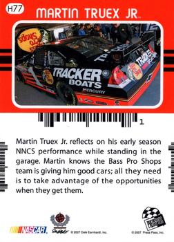 2007 Traks - Holofoil #H77 Martin Truex Jr. Back