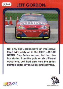 2007 Traks - Target Exclusives #JG-A Jeff Gordon Back
