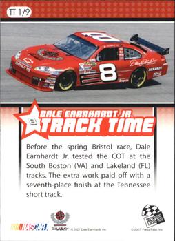 2007 Traks - Track Time #TT 1 Dale Earnhardt Jr. Back