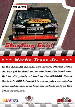 2007 Wheels American Thunder - Starting Grid #SG 8 Martin Truex Jr. Back