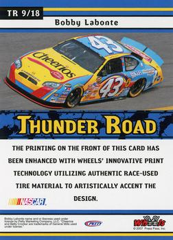 2007 Wheels American Thunder - Thunder Road #TR 9 Bobby Labonte Back