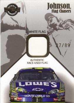 2007 Wheels High Gear - Flag Chasers White #FC 5 Jimmie Johnson Front