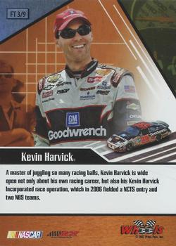 2007 Wheels High Gear - Full Throttle #FT 3 Kevin Harvick Back