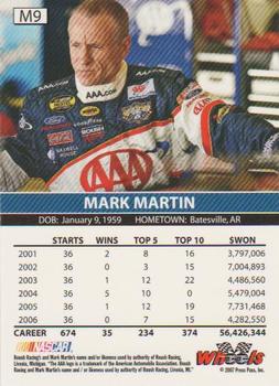 2007 Wheels High Gear - MPH #M9 Mark Martin Back