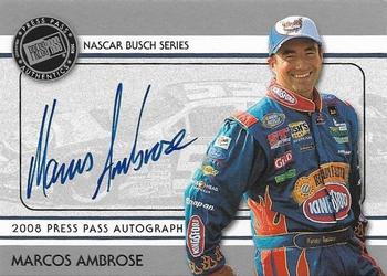 2008 Press Pass - Autographs #NNO Marcos Ambrose Front