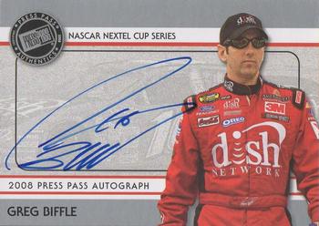 2008 Press Pass - Autographs #NNO Greg Biffle Front